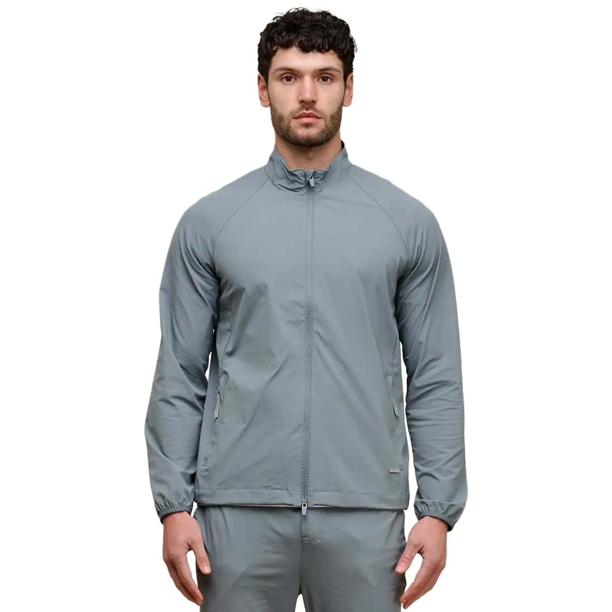 Front View of Belier Essential Steel Blue Jacket BM797STLBLU